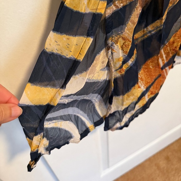 NWT Selection by Ulla Popken Sheer Print Tunic Blouse Plus Size 36/38 - Picture 10 of 14